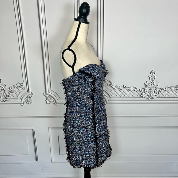 Lovers + Friends Blue Multi Luna Mini Dress | Size M - Picture 6 of 14